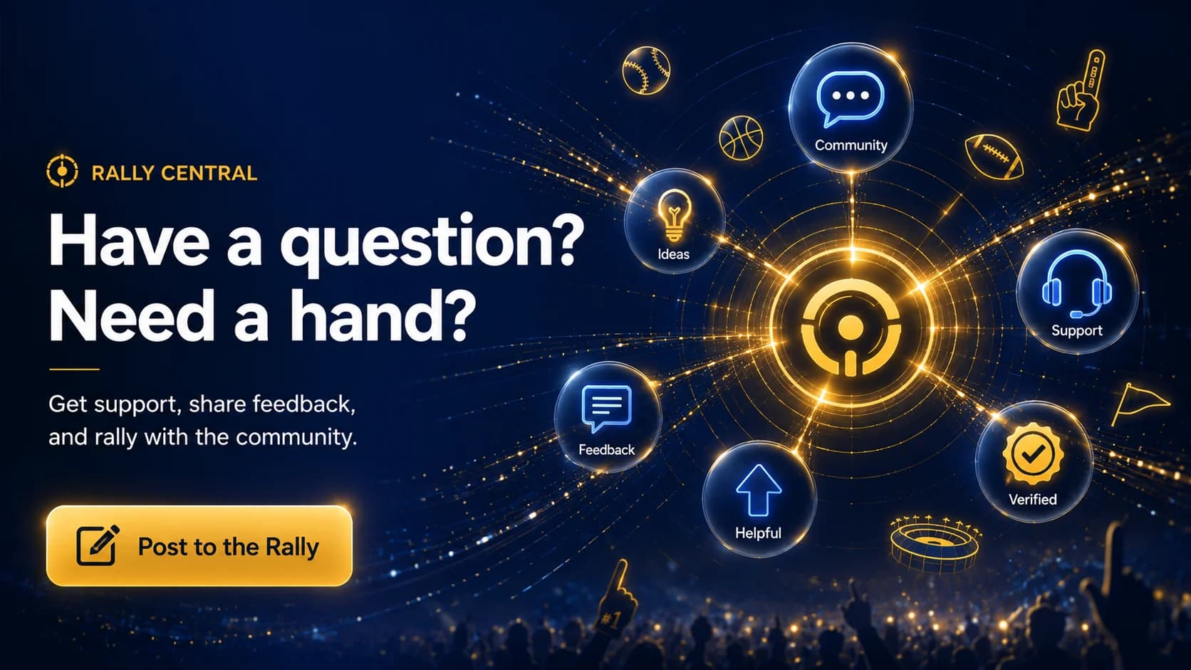 Rally Central — get support, share feedback, and rally with the community
